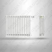 Стальной трубчатый радиатор Unilux U4040/27 BC 1/2'' нижнее подключение